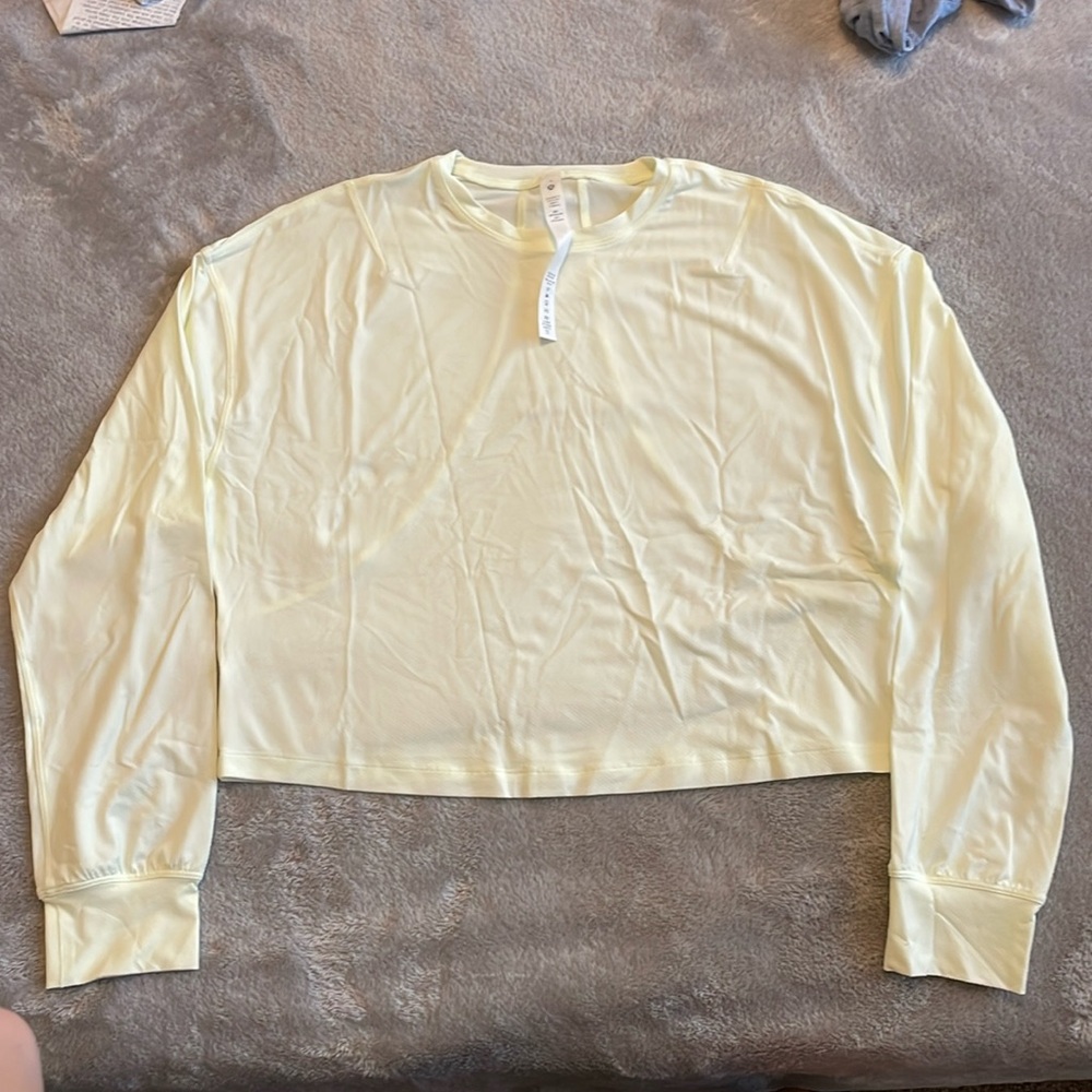 Abrasion-resistant training long sleeve - Elix - size 4 - Lululemon - nwt